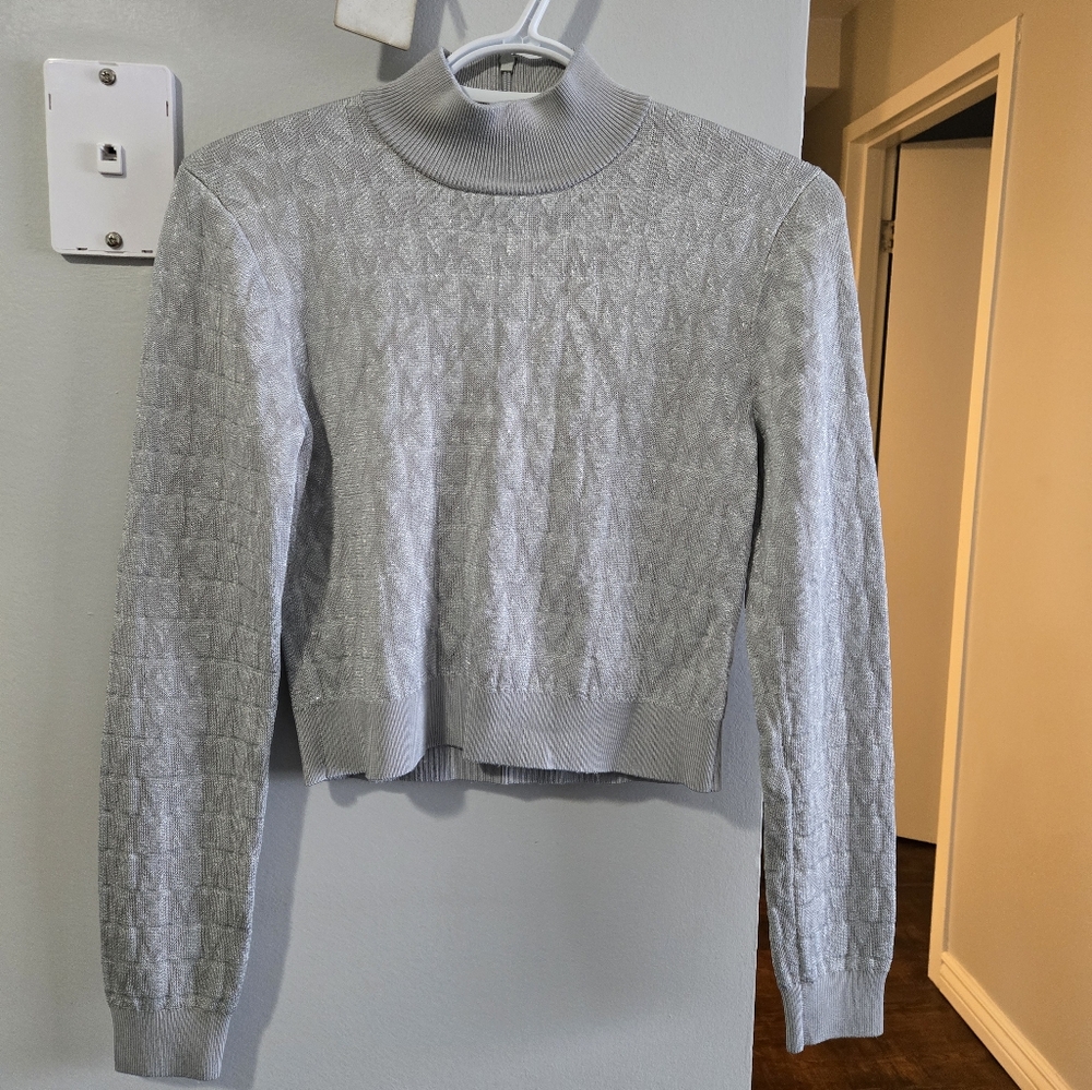 Michael Kors Gray Long Sleeve Tee